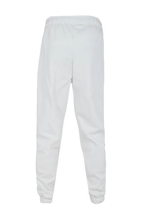 White cotton fleece pants YES LONDON | XP3240BIANCO